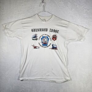 Vintage Grunzsow Lodge T Shirt XL Pennsylvania Dutch‎ Pennsylvania German